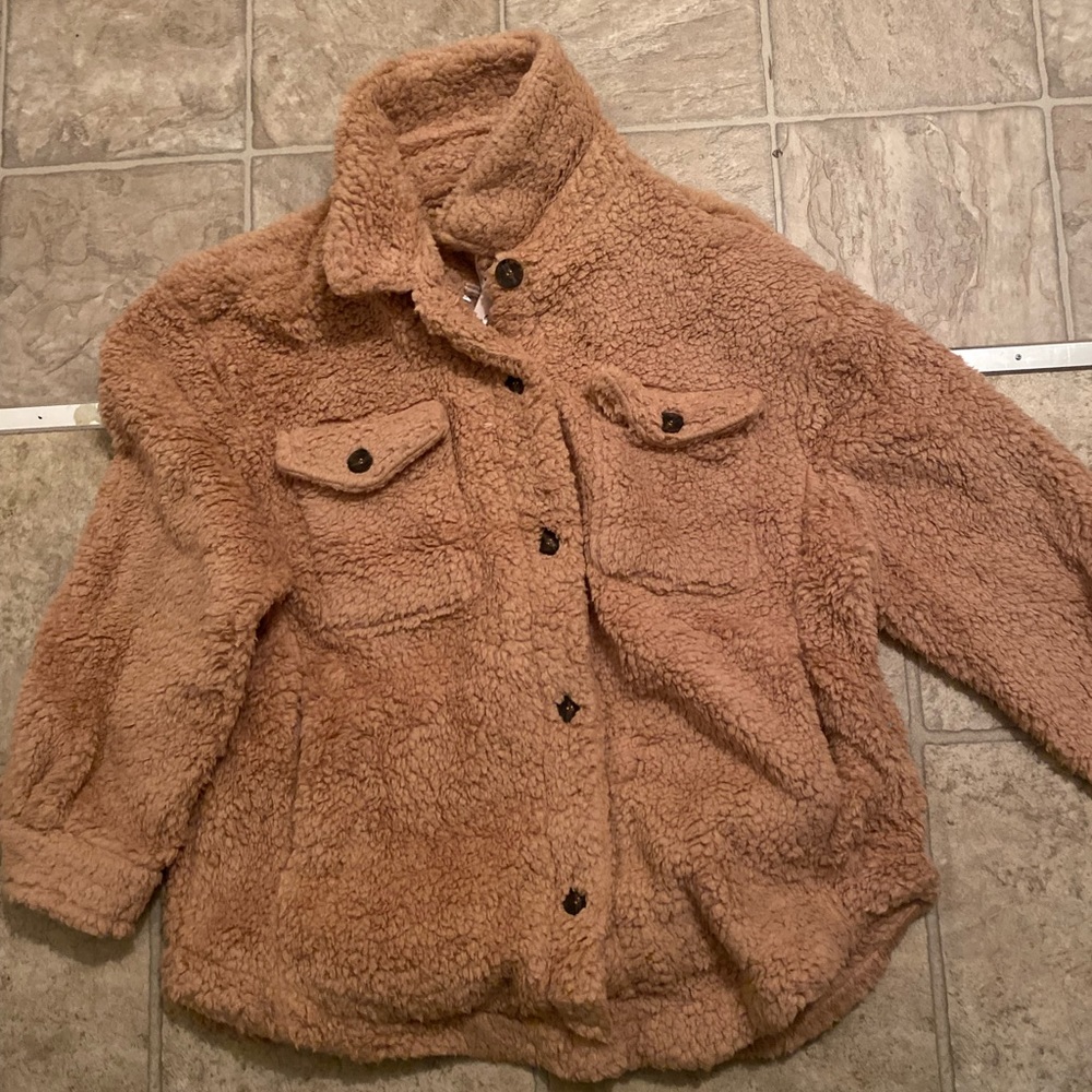 NWT Sherpa shacket - Picture 3 of 4